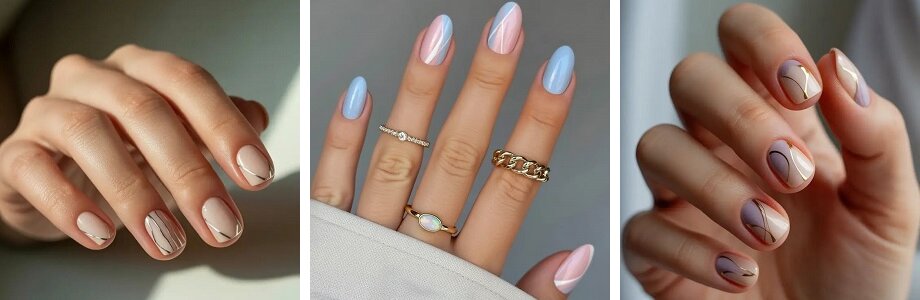 Minimalist manicure design